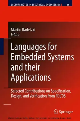 Radetzki | Languages for Embedded Systems and their Applications | E-Book | sack.de