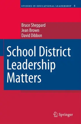 Sheppard / Brown / Dibbon |  School District Leadership Matters | Buch |  Sack Fachmedien