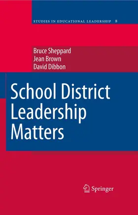 Sheppard / Brown / Dibbon |  School District Leadership Matters | eBook | Sack Fachmedien