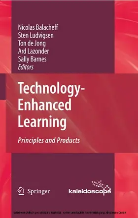 Balacheff / Ludvigsen / de Jong |  Technology-Enhanced Learning | eBook | Sack Fachmedien