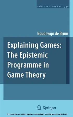de Bruin | Explaining Games | E-Book | www.sack.de