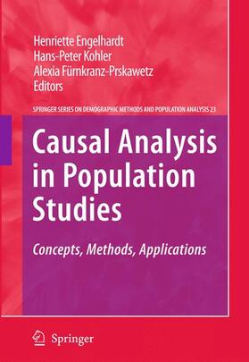 Engelhardt / Kohler / Fürnkranz-Prskawetz | Causal Analysis in Population Studies | Buch | 978-1-4020-9966-3 | sack.de