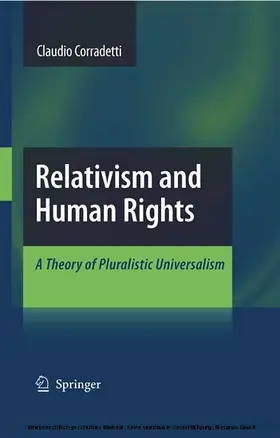 Corradetti |  Relativism and Human Rights | eBook | Sack Fachmedien