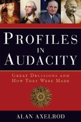 Axelrod |  Profiles in Audacity | eBook | Sack Fachmedien