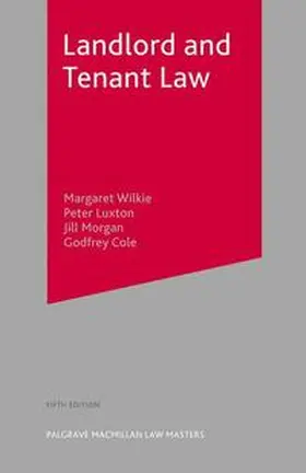 Wilkie / Luxton / Morgan |  Landlord and Tenant Law | Buch |  Sack Fachmedien