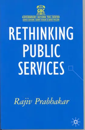 Prabhakar |  Rethinking Public Services | Buch |  Sack Fachmedien