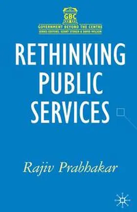 Prabhakar |  Rethinking Public Services | Buch |  Sack Fachmedien