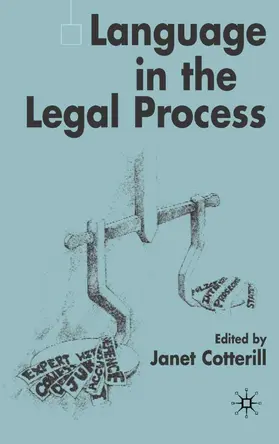 Cotterill | Language in the Legal Process | Buch | 978-1-4039-3388-1 | www.sack.de