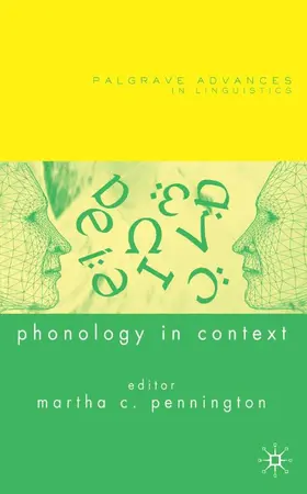 Pennington |  Phonology in Context | Buch |  Sack Fachmedien