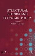 Solow |  Structural Reform and Macroeconomic Policy | Buch |  Sack Fachmedien
