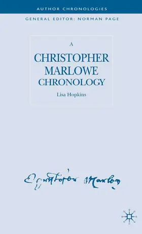 Hopkins |  A Christopher Marlowe Chronology | Buch |  Sack Fachmedien