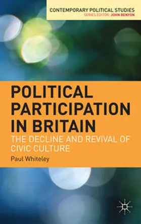 Whiteley |  Political Participation in Britain | Buch |  Sack Fachmedien
