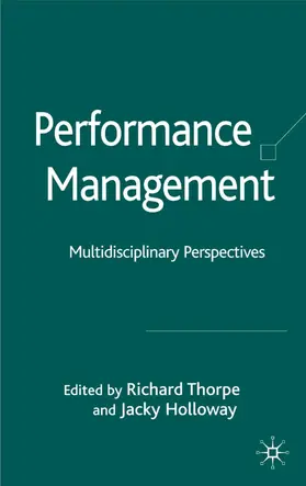 Thorpe / Holloway |  Performance Management | Buch |  Sack Fachmedien