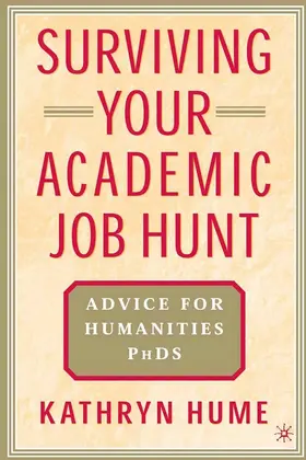Hume |  Surviving Your Academic Job Hunt | eBook | Sack Fachmedien