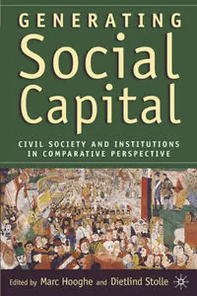 Hooghe / Stolle |  Generating Social Capital | eBook | Sack Fachmedien
