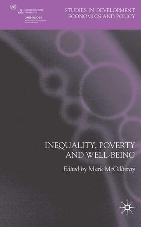 McGillivray | Inequality, Poverty and Well-Being | Buch | 978-1-4039-8752-5 | sack.de