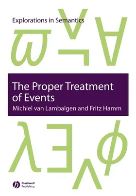 Van Lambalgen / Hamm |  The Proper Treatment of Events | Buch |  Sack Fachmedien