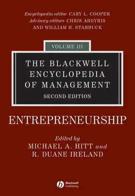 Hitt / Ireland |  The Blackwell Encyclopedia of Management, Entrepreneurship | Buch |  Sack Fachmedien