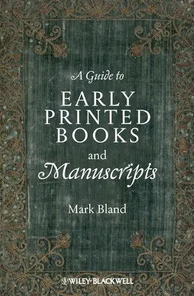 Bland |  Guide Early Printed Books Manuscripts | Buch |  Sack Fachmedien