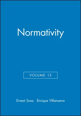 Sosa / Villanueva |  Normativity, Volume 15 | Buch |  Sack Fachmedien
