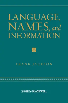 Jackson |  Language, Names, and Information | Buch |  Sack Fachmedien