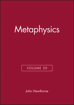 Hawthorne |  Metaphysics, Volume 20 | Buch |  Sack Fachmedien