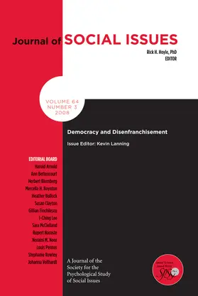 Lanning / Hoyle |  Democracy and Disenfranchisement | Buch |  Sack Fachmedien