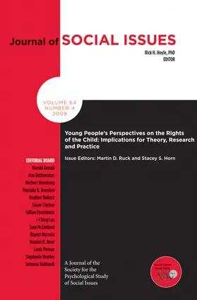 Ruck / Horn / Hoyle |  Young Peoples Perspectives on the Rights of the Child | Buch |  Sack Fachmedien