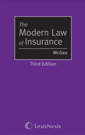 McGee |  McGee: The Modern Law of Insurance | Buch |  Sack Fachmedien