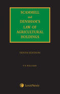 Williams |  Scammell, Densham & Williams' Law of Agricultural Holdings | Buch |  Sack Fachmedien