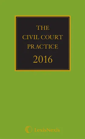  The Civil Court Practice 2016 | Buch |  Sack Fachmedien