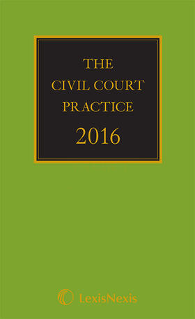 The Civil Court Practice 2016 | Medienkombination | 978-1-4057-9985-0 | sack.de