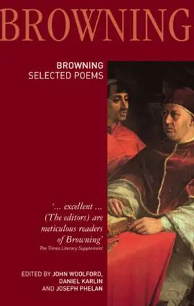 Woolford / Karlin / Phelan |  Robert Browning | Buch |  Sack Fachmedien