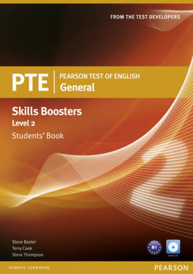 Cook |  Pearson Test of English General Skills Booster 2 Students' Book and CD Pack | Buch |  Sack Fachmedien