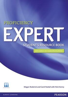 Roderick / Nuttall / Kenny |  Expert Proficiency Student's Resource Book (with Key) | Buch |  Sack Fachmedien