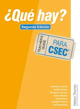 Haylett |  ¿Qu¿ay? Teacher's Guide CSEC¿ | Buch |  Sack Fachmedien