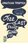 Tropper |  One Last Thing Before I Go | Buch |  Sack Fachmedien