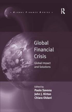 Savona / Oldani / Kirton | Global Financial Crisis | Buch | 978-1-4094-0271-8 | sack.de