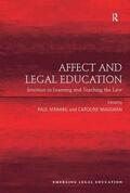 Maughan / Maharg |  Affect and Legal Education | Buch |  Sack Fachmedien