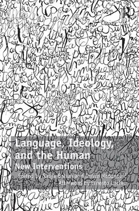 Radunovic / Bahun |  Language, Ideology, and the Human | Buch |  Sack Fachmedien
