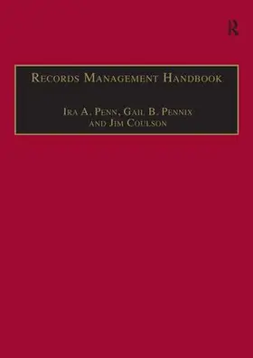 Penn / Coulson / Pennix |  Records Management Handbook | Buch |  Sack Fachmedien
