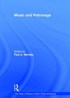 Merkley | Music and Patronage | Buch | 978-1-4094-3106-0 | sack.de