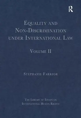 Farrior | Equality and Non-Discrimination under International Law | Buch | 978-1-4094-4070-3 | www.sack.de