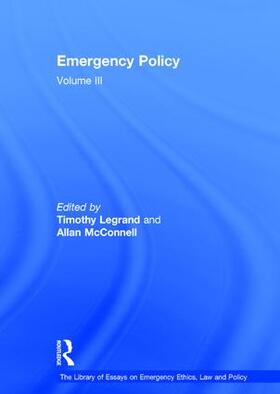 McConnell / Legrand |  Emergency Policy | Buch |  Sack Fachmedien