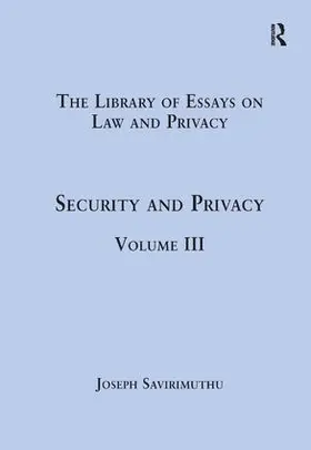 Savirimuthu |  Security and Privacy | Buch |  Sack Fachmedien