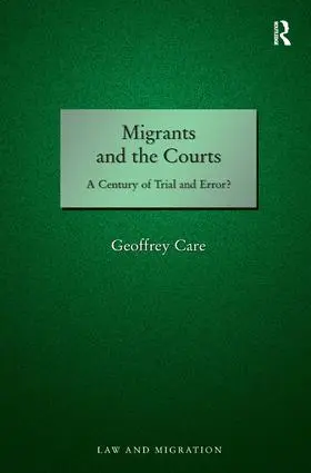 Care |  Migrants and the Courts | Buch |  Sack Fachmedien