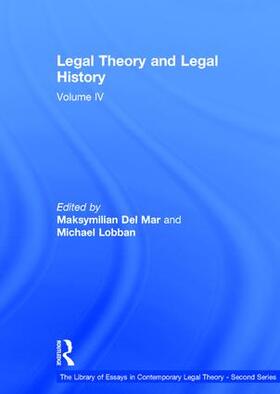 Lobban / Mar | Legal Theory and Legal History | Buch | 978-1-4094-5221-8 | sack.de