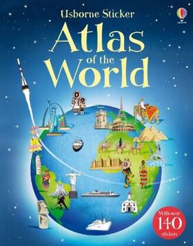 Pearcey / Patchett |  Sticker Atlas of the World | Buch |  Sack Fachmedien