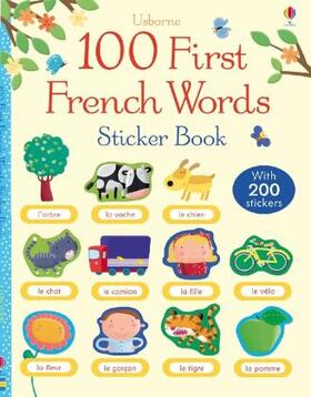Mackinnon |  100 First Words in French Sticker Book | Buch |  Sack Fachmedien