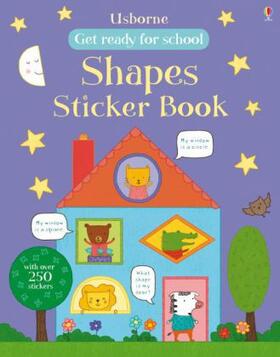 Wood |  Get Ready for School First Shapes Sticker Book | Buch |  Sack Fachmedien